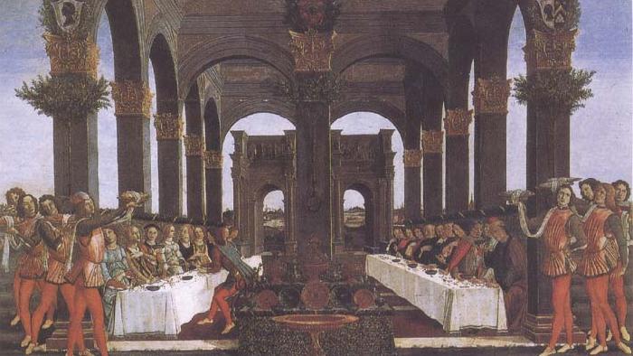 Sandro Botticelli Novella di Nastagio degli Onesti France oil painting art